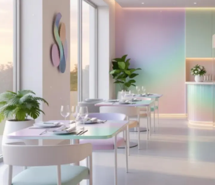 Salón moderno y luminoso de Milonga y Naipes